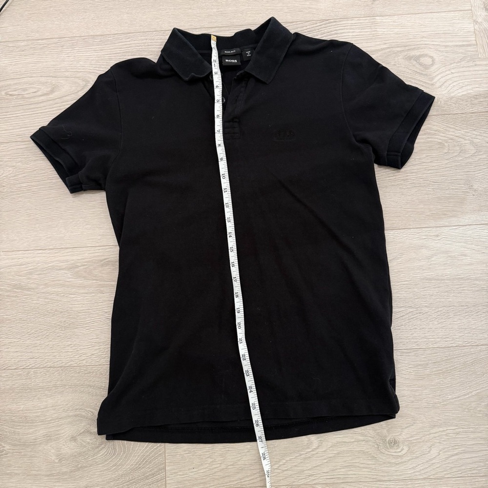 Boss Classic Black Polo Shirt JU0015 - Picture 4 of 5